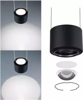 Подвесной светильник Paulmann, черный