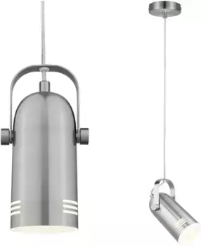 Подвесной светильник Paulmann "Lavea", 1 лампочка, лампа E27 | без лампочки, Е27 10 см, Рост: 180 см, серый