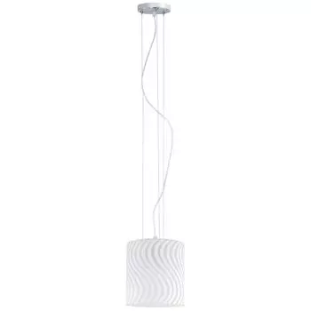 Подвесной светильник Paulmann Living Carvu 1x25Вт энергосберегающая лампа E27 хром/опал/сатин 230В металл/стекло4877, белый