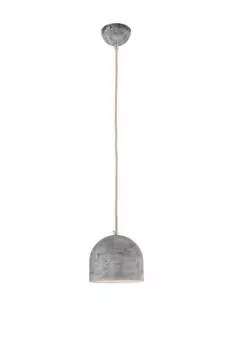 Подвесной светильник под бетон, металлический круглый 17см, стильный ретро светильник JARESA для столовой, гостиной Licht-Erlebnisse