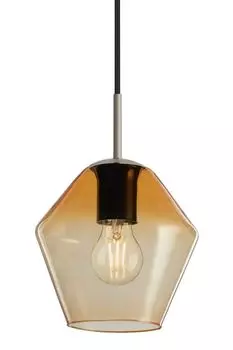 Подвесной светильник подвесной светильник 120см стекло 1xE27 40Вт бледно-7золотой янтарный Briloner Leuchten