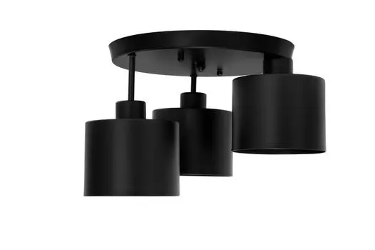 Подвесной светильник потолочный VESPER FRAT 3xE27 черный EDO777196 EDO