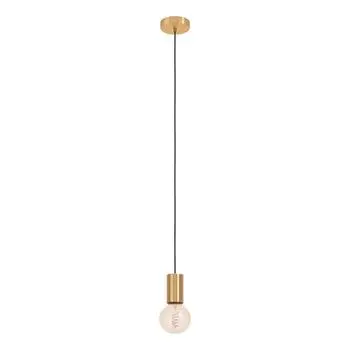 Подвесной светильник POZUETA 1 сталь матовая латунь E27 1X40W В:110см 6,5см с диммированием EGLO