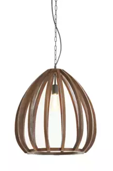 Подвесной светильник Present Time, коричневый