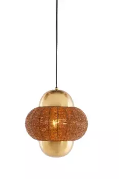 Подвесной светильник Present Time, коричневый