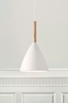 Подвесной светильник Pure подвесной светильник 20 см белый/дерево Nordlux