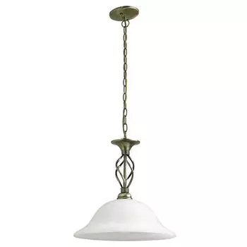 Подвесной светильник Rabalux Beckworth 1x E27 бронза, белый алебастр