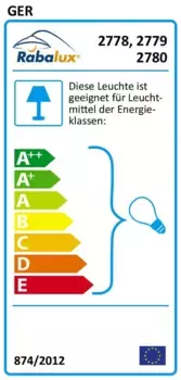 Подвесной светильник Rabalux, цвет Bronze