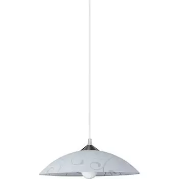 Подвесной светильник Rabalux Harmony lux 1x E27 с рисунком белый, хром