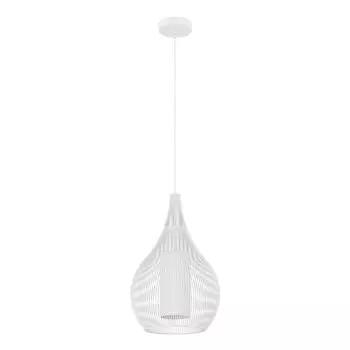 Подвесной светильник RAZONI 1 стальной белый E27 1X40W В:110см 42,5см с диммированием EGLO