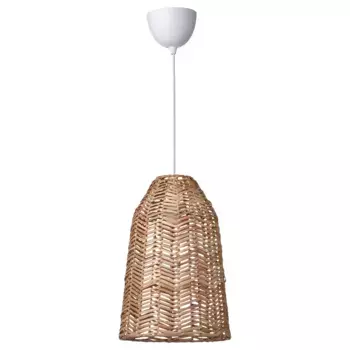 Подвесной светильник, ротанг/белый KAPPELAND/HEMMA IKEA
