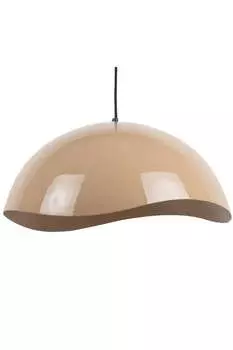 Подвесной светильник с волнистым гротом Leitmotiv, коричневый