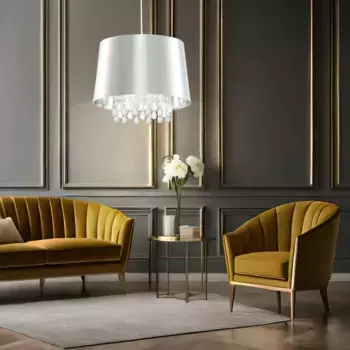 Подвесной светильник Searchlight, белый