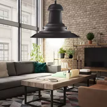 Подвесной светильник Searchlight, черный