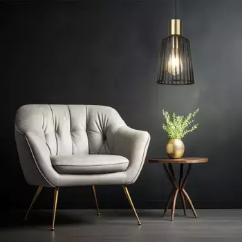 Подвесной светильник Searchlight, черный