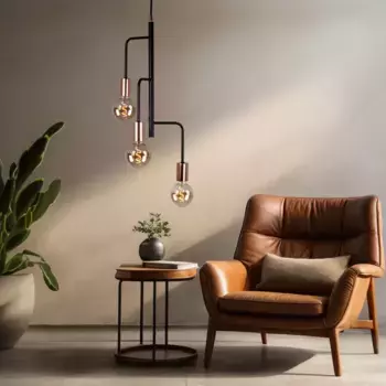 Подвесной светильник Searchlight, черный