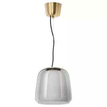 Подвесной светильник, серый, 28 см, EVEDAL IKEA