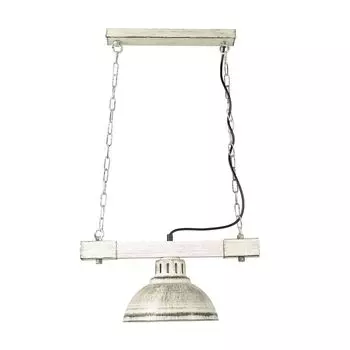 Подвесной светильник Shabby White Wood Металлическая гостиная E27 Винтажная подвесная лампа Licht-Erlebnisse