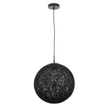 Подвесной светильник-шар 40 см из металлической сетки черный E27 подвесной светильник для гостиной-столовой Licht-Erlebnisse