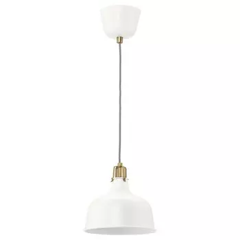 Подвесной светильник, слоновой кости, 23 см, RANARP IKEA