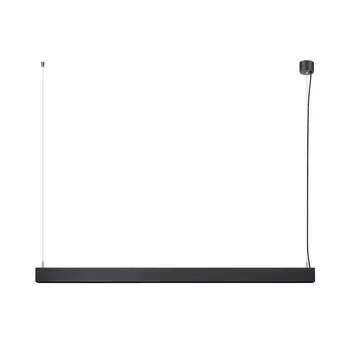 Подвесной светильник SOREN черный LED 3000K 1xLED 41W алюминий 170x3,3x120см Thoro Lighting Sollux Lighting