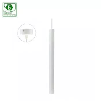 Подвесной светильник Spectrum Chloe Slim белый макс. 25 Вт GU10 MR11, укорачиваемый, регулируемый угол света.