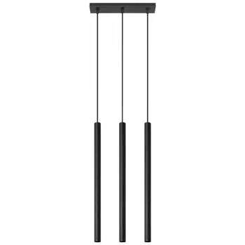 Подвесной светильник, сталь, черный, 3 лампы, В 100 см etc-shop