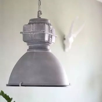 Подвесной светильник Steinhauer Densi 1-лампочка серый матовый 47x47см