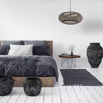 Подвесной светильник Steinhauer Sparkled Light черно-черный E27