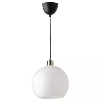 Подвесной светильник, стекло белое JRPLIDEN IKEA