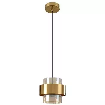 Подвесной светильник Toollight App1236-1Cp золото металл стекло E27 1-точечный светильник Toolight