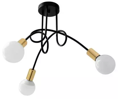 Подвесной светильник Toollight APP517-3C PARADISE BLACK/GOLD Toolight