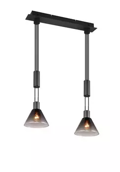 Подвесной светильник Trio Leuchten, 95x19x160 см, белый/никельа