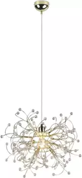 Подвесной светильник TRIO Leuchten "Gloria" на 1 лампочку 52,0 см, Высота: 150,0 см., цвет messing