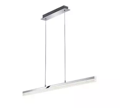 Подвесной светильник Trio Sandro, хромированный светодиод, включая подвесной светильник, серебро