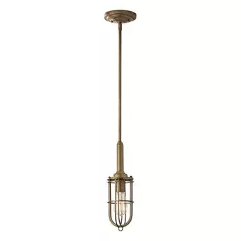 Подвесной светильник Urban Renewal, античная бронза, 11 см Elstead Lighting