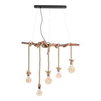 Подвесной светильник «Веревка», 5 лампочек. Nve, нейтральный цвет