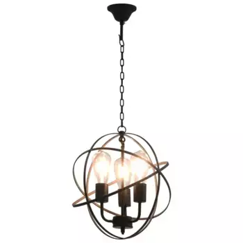 Подвесной светильник Vidaxl, черный