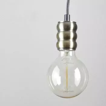 Подвесной светильник винтажного дизайна, регулируемый по высоте, для E27, бронзовый подвесной светильник для кухни, столовой, гостиной Licht-Erlebnisse