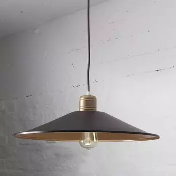 Подвесной светильник винтажный индустриальный "Pavione" черный медный металлический подвесной светильник для гостиной, обеденного стола Licht-Erlebnisse