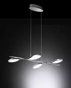 Подвесной светильник Wofi, серебряный