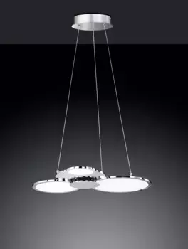 Подвесной светильник Wofi, серебряный