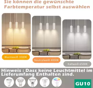 Подвесной светильник ZMH, белый