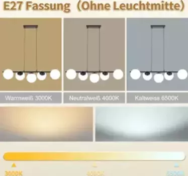 Подвесной светильник ZMH, черный