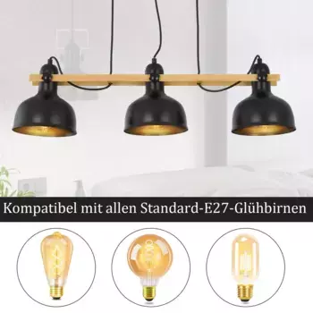 Подвесной светильник ZMH, черный