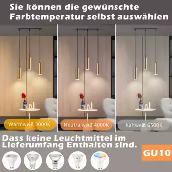 Подвесной светильник ZMH, золотой