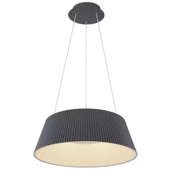 Подвесной светодиодный светильник, антрацит, пульт 46 см. etc-shop, серый