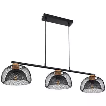 Подвесной светодиодный светильник, клетка, пробка, черный, L 68,5 см etc-shop