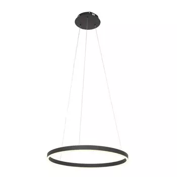 Подвесной светодиодный светильник, кольцевой дизайн, черный, с регулировкой яркости, В 50 см Steinhauer