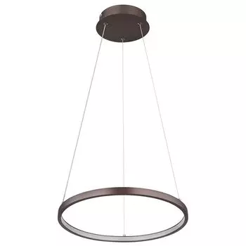 Подвесной светодиодный светильник, металл, кофейный цвет, 3000К, В 120 см Globo Lighting